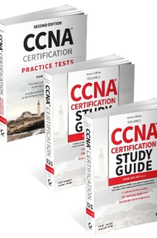 Cover of CCNA Certification Study Guide Volume 1, Volume 2, and Practice Tests Kit