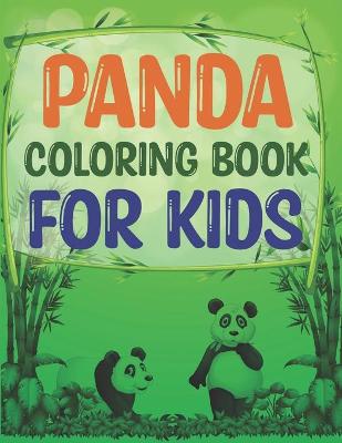 Book cover for Panda Coloring Book For Kids