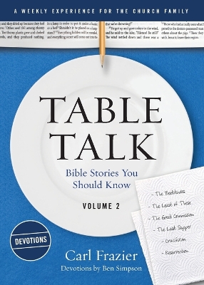 Book cover for Table Talk Volume 2 - Devotions