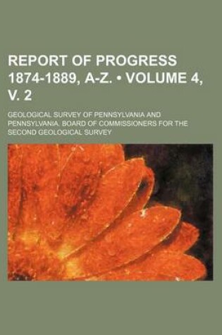 Cover of Report of Progress 1874-1889, A-Z. (Volume 4, V. 2)