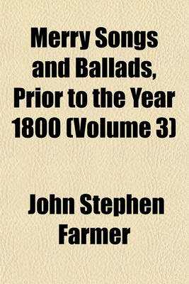 Book cover for Merry Songs and Ballads (Volume 3)