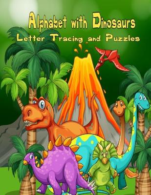 Book cover for Alphabet with Dinosaurs