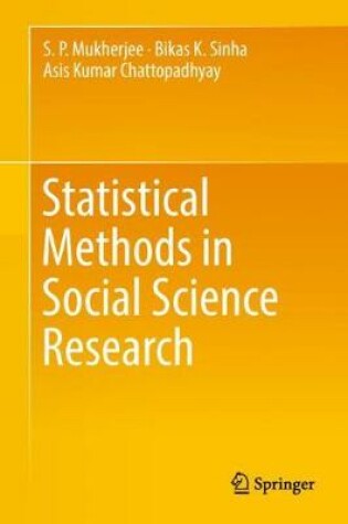 Cover of Statistical Methods in Social Science Research