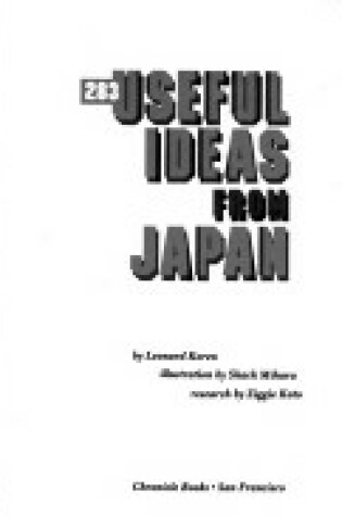 Cover of 283 Useful Ideas from Japan
