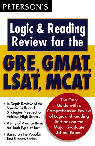 Book cover for Logic & Reading Review for the Gre, Gmat, Lsat, Mcat