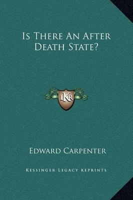 Book cover for Is There an After Death State?
