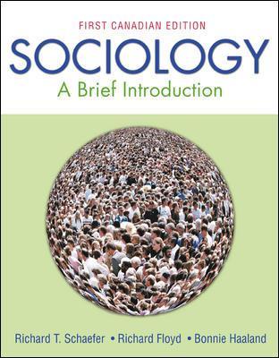 Book cover for Sociology: A Brief Introduction, 1st Canadian Edition