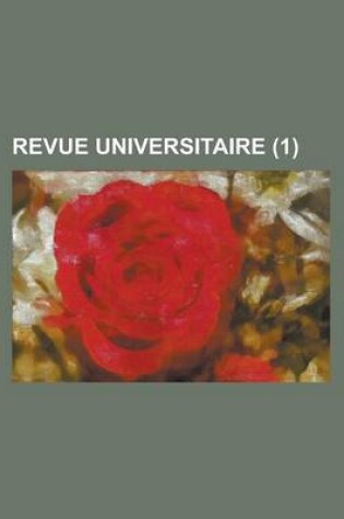 Cover of Revue Universitaire (1)