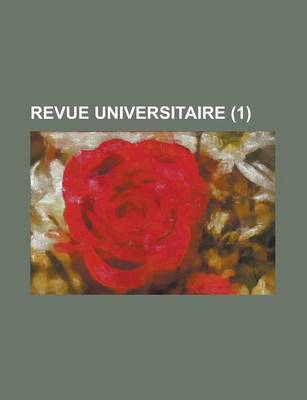 Book cover for Revue Universitaire (1)