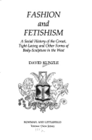 Cover of Fashion and Fetishism