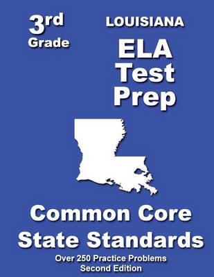 Book cover for Louisiana 3rd Grade ELA Test Prep