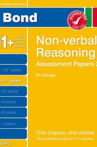 Cover of Bond Assessment Papers Non-Verbal Reasoning 10-11+ Yrs Book 2