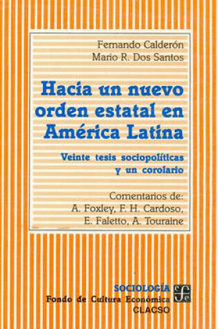 Cover of Hacia Un Nuevo Orden Estatal En America Latina