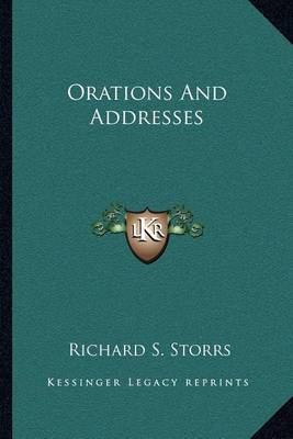 Book cover for Orations and Addresses