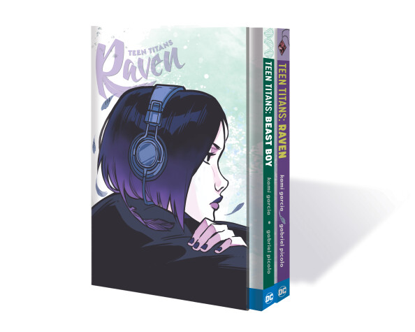 Book cover for Teen Titans: Raven and Beast Boy HC Box Set