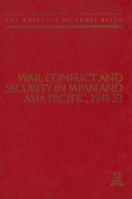 Book cover for War, Conflict and Security in Japan and Asia Pacific, 1941-1952