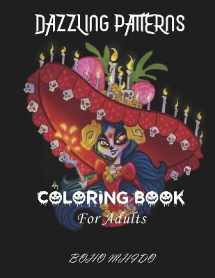 Book cover for Dazzling Patterns Coloring Book