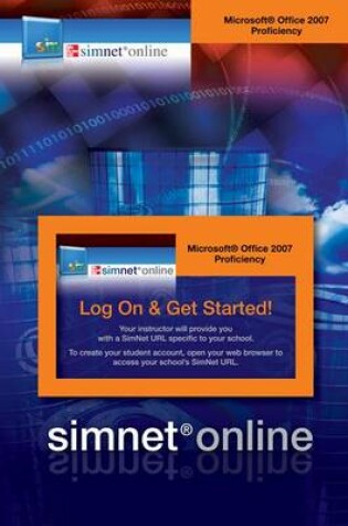 Cover of Simnet for Office 2007 Proficiency Registration Card