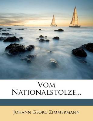 Book cover for Vom Nationalstolze, Vierte Auflage