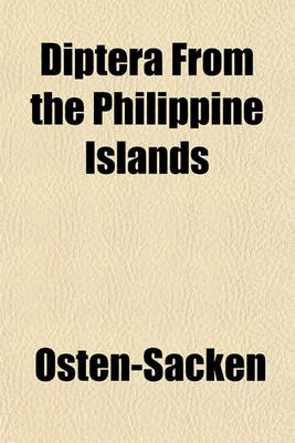 Book cover for Diptera from the Philippine Islands