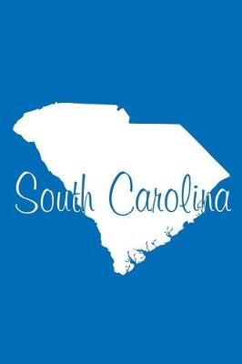 Book cover for South Carolina - Cobalt Blue Lined Notebook with Margins