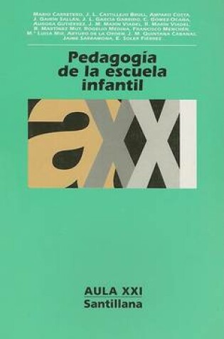 Cover of Pedagogia de la Escuela Infantil