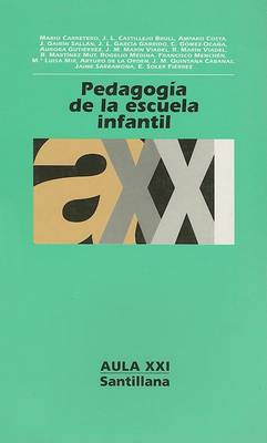 Book cover for Pedagogia de la Escuela Infantil