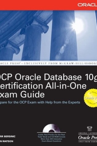 Cover of Oracle Database 10g Ocp Certification All-In-One Exam Guide