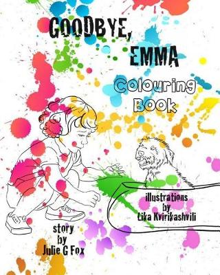 Book cover for Goodbye, Emma. Colouring Book