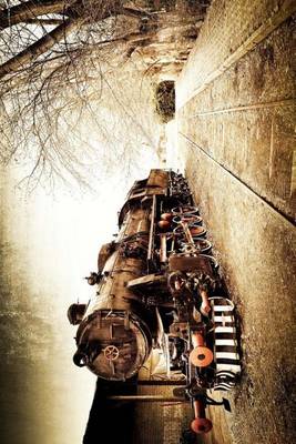 Book cover for Retro Vintage Old Train in Grunge Journal