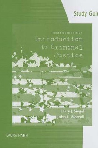 Cover of Study Guide for Siegel's Introduction to Criminal Justice, 14th