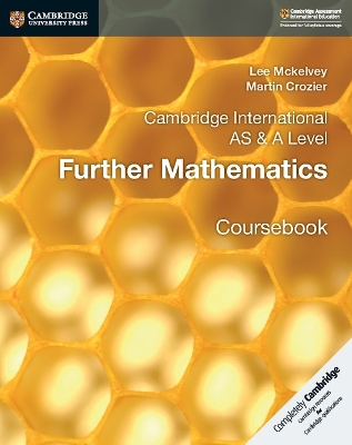 Book cover for Cambridge International AS & A Level Further Mathematics Coursebook