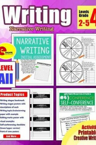 Cover of 4th Grade Writing Workbook