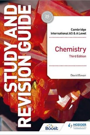 Cover of Cambridge International AS/A Level Chemistry Study and Revision Guide Third Edition