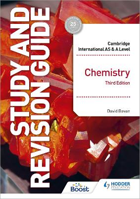 Book cover for Cambridge International AS/A Level Chemistry Study and Revision Guide Third Edition