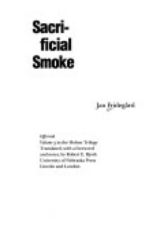 Cover of Sacrificial Smoke