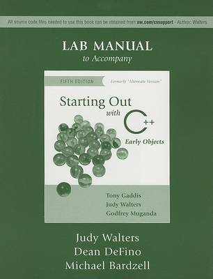 Book cover for Starting Out with C++ Lab Manual