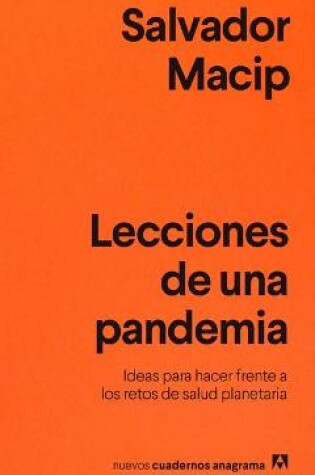 Cover of Lecciones de Una Pandemia