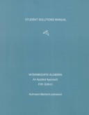 Book cover for Intermediate Algebra Student Solutions Manual, Fifth Edition