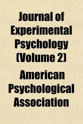 Book cover for Journal of Experimental Psychology (Volume 2)