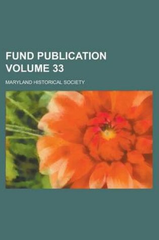 Cover of Fund Publication Volume 33