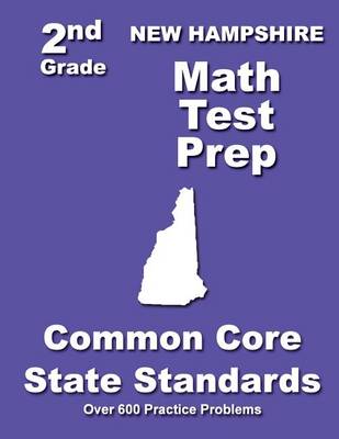 Book cover for New Hampshire 2nd Grade Math Test Prep