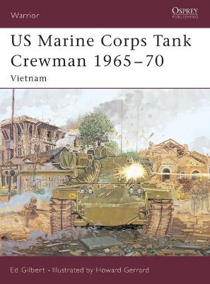 Book cover for US Marine Corps Tank Crewman 1965-70