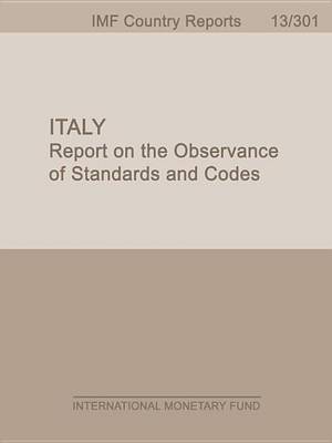 Book cover for Italy: Report on the Observance of Standards and Codes