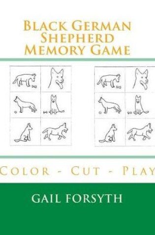 Cover of Black German Shepherd Memory Game