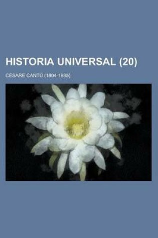 Cover of Historia Universal (20)