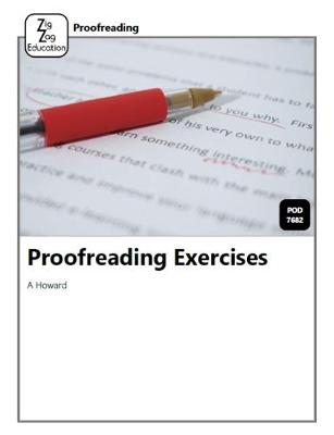 Book cover for Proofreading Exercises Pack