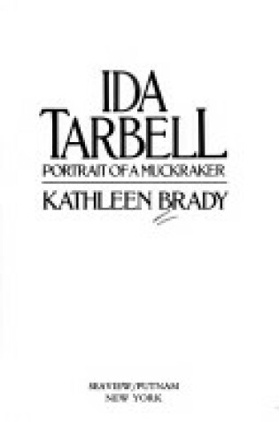 Cover of Ida Tarbell Portrait