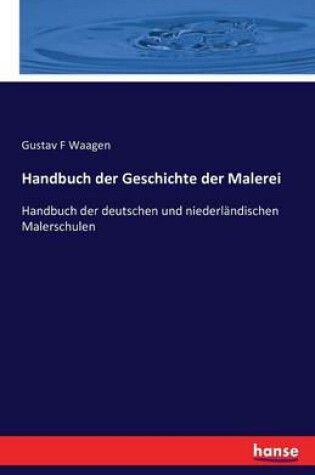 Cover of Handbuch der Geschichte der Malerei