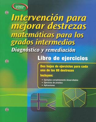 Book cover for Skills Intervention for Middle School Mathematics: Diagnosis and Remediation, Spanish Student Workbook